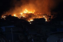 Côte d'Ivoire : un incendie se déclare dans une importante base de police du pays